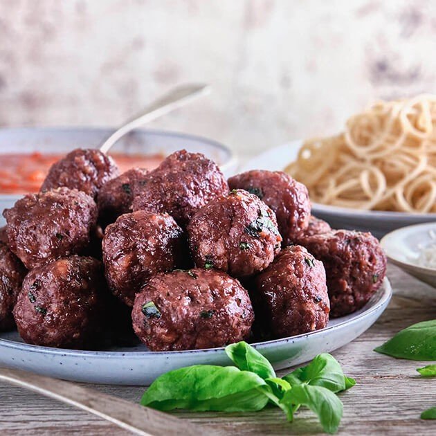 Pork & Beef meatballs x18 - Wild Game Meat Ltd