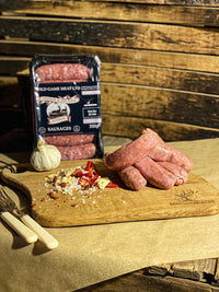 Venison & Red Wine sausages - Wild Game Meat Ltd